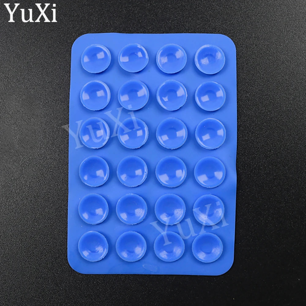 5Pcs Suction Cup Phone Case Mount Silicone Sticky Phone Stand Anti Slip Rubber Sucker Pad for Phone Holder Backed Fixing Pad