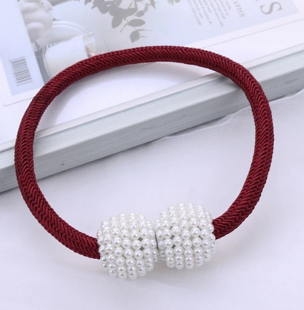 1/2PCS Pearl Magnetic Curtain Clip Curtain Holders Tie Back Buckle Clips Hanging Ball Buckle Tie Back Curtain Decor Accessories
