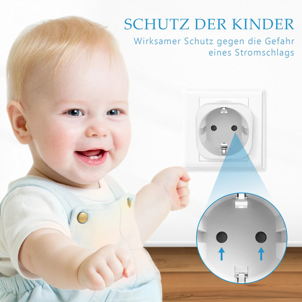 2PCS South Africa Travel Adapter, EU to SA South Africa Plugs Adapter Type M Big Round Power Converter Lesotho Ghana Travel Plug