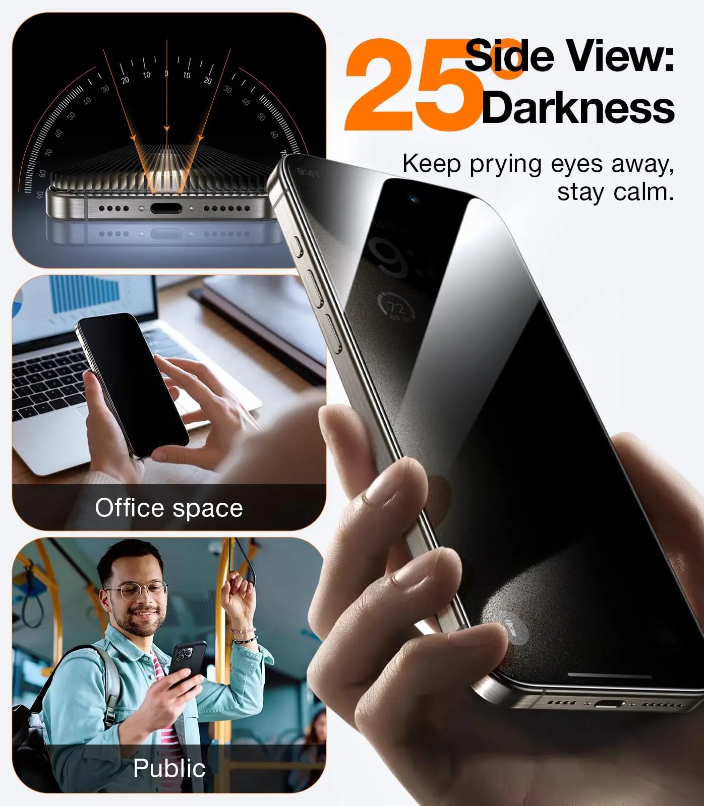 3/4/5Pcs Anti-Spy Tempered Glass For iPhone 17 Pro Max 17 Air Privacy Screen Protectors For iPhone 16 15 Plus 14 ProMax 16e