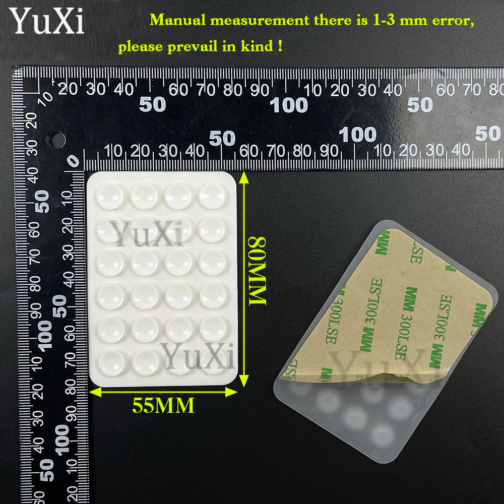 5Pcs Suction Cup Phone Case Mount Silicone Sticky Phone Stand Anti Slip Rubber Sucker Pad for Phone Holder Backed Fixing Pad