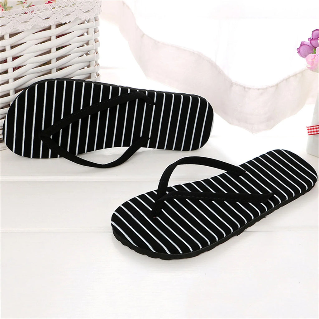 Women’S Shoes  Flat Flip Flops Non-Slip Fashion Casual Breathable Outdoor Beach Shoes Zapatos Mujer 2024 Tendencia
