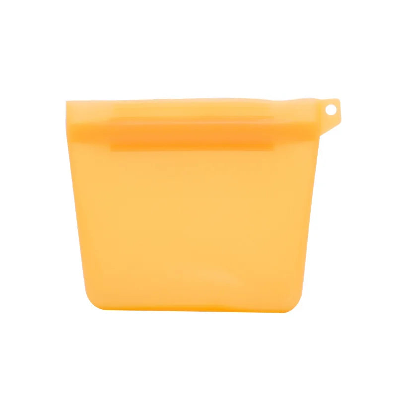 Dog food bag for pets going out, silicone food bag for waterproof dog training, portable bag for dog supplies