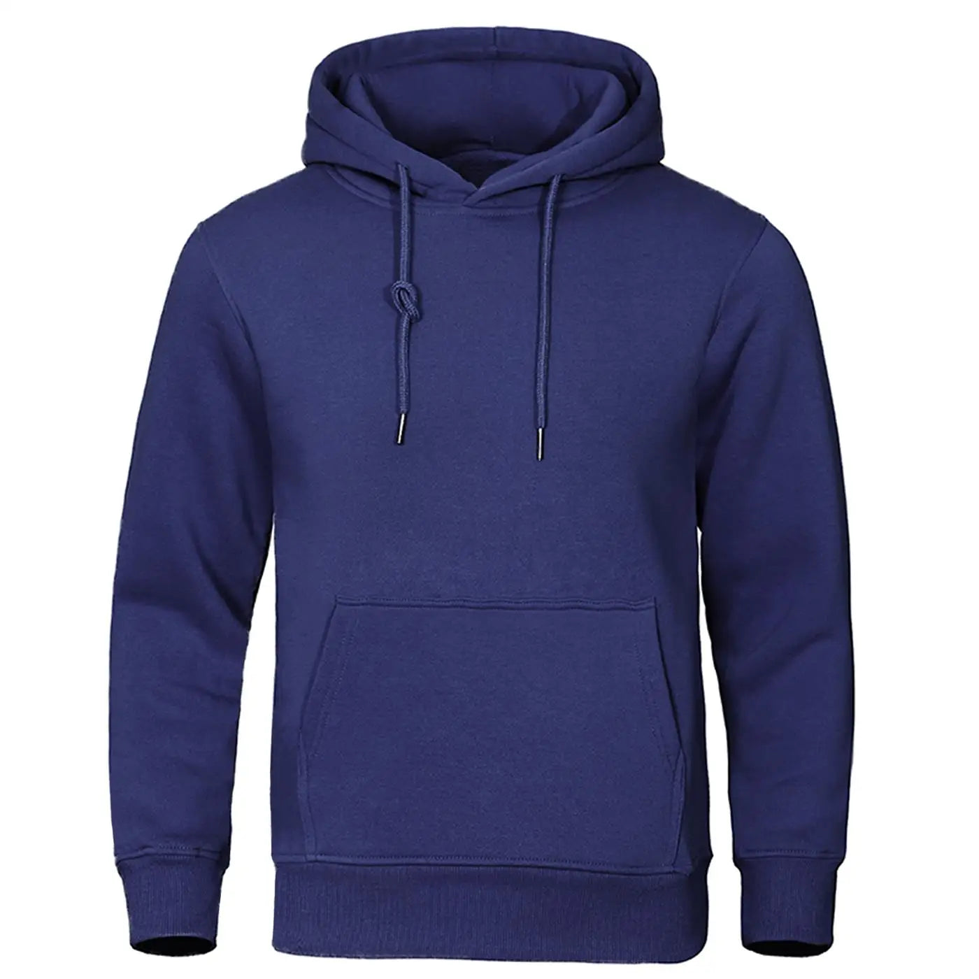 Hoodie Men Solid Warm Fleece Hoody Oversize Hooded Sweatshirt Autumn Casual Fashion Pocket Clothes Comfort and Simplicity Tops