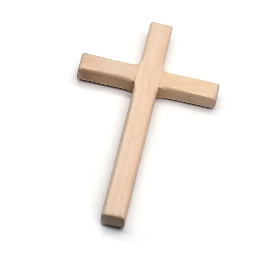 Christian Wooden Cross 12cm(4.7in) Hanging Wall Large Long Crucifix Home Decoration