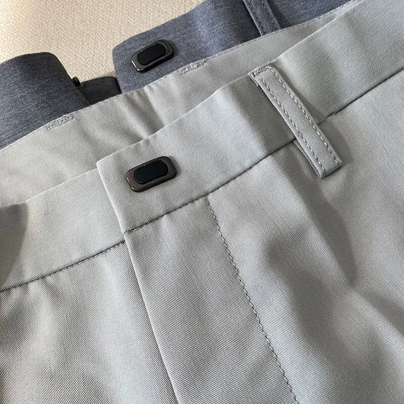 Men Dress Pants Thin Suit Pants Stretch Slim Formal Trousers Calça Masculina Solid Casual Pantalone Hombre Fashion Men Clothing