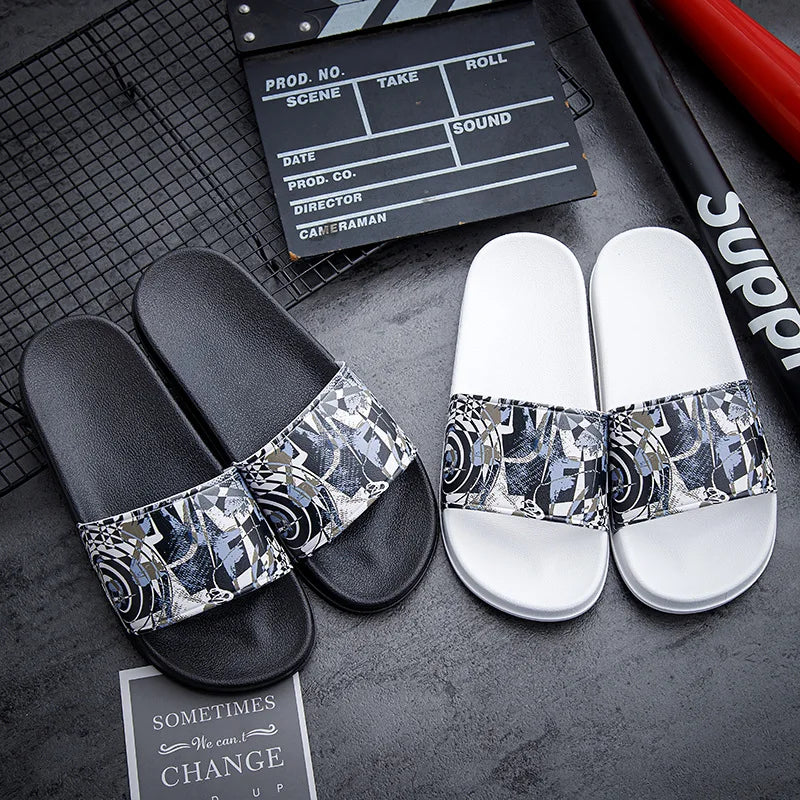 2025 Shoe Slippers for Women Summer Beach Shoe Soft Soled Outdoor Men Slippers Women Shoe Casual Sneaker Sandalias Chanclas