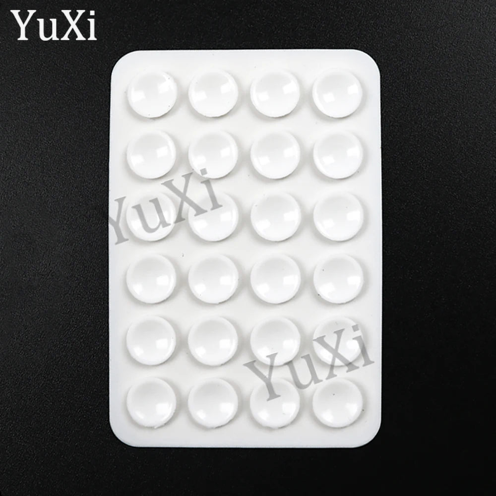 5Pcs Suction Cup Phone Case Mount Silicone Sticky Phone Stand Anti Slip Rubber Sucker Pad for Phone Holder Backed Fixing Pad