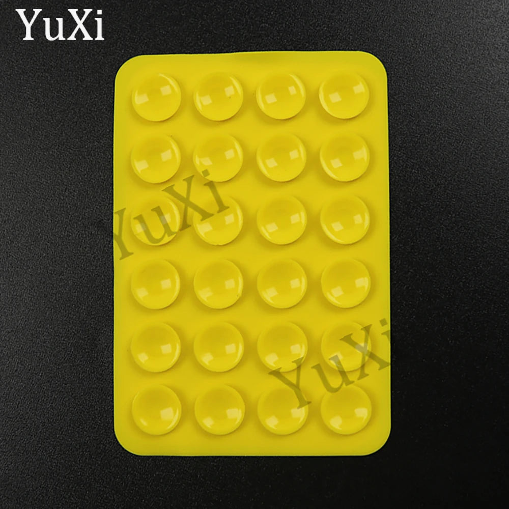 5Pcs Suction Cup Phone Case Mount Silicone Sticky Phone Stand Anti Slip Rubber Sucker Pad for Phone Holder Backed Fixing Pad