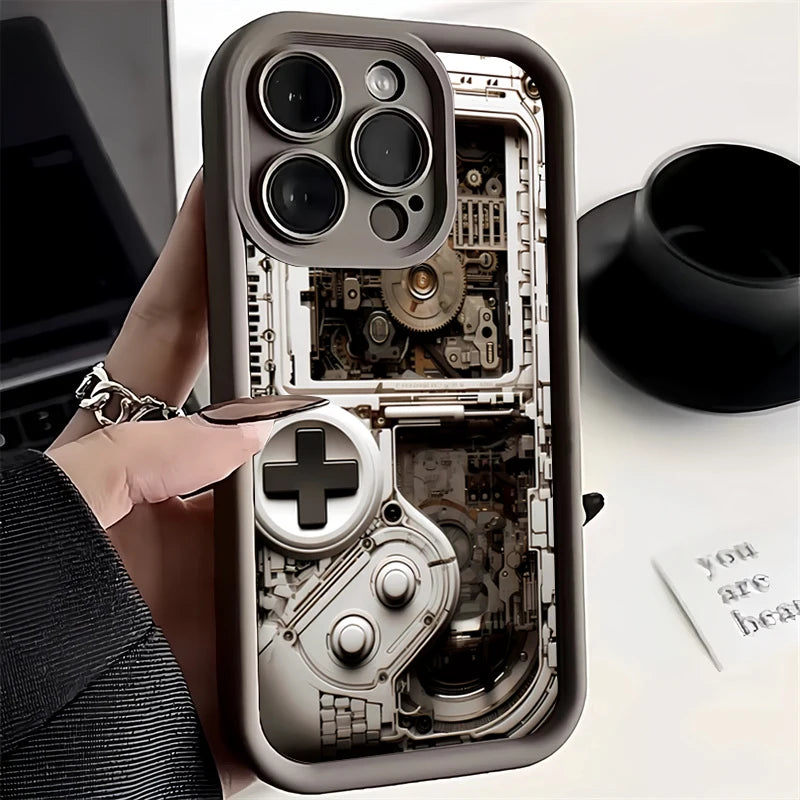 Case For iPhone 17 16 Pro Max Air Cases iPhone 15 Case Game Controller Graphic Case For iPhone 11 12 13 14Pro 7 8 Plus SE2 Cover
