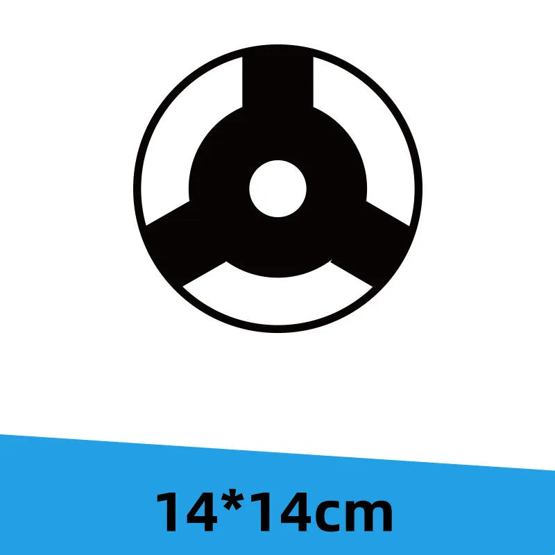 1Pcs Naruto Writing Wheel Eye Car Stickers Gas Tank Cover Decoration Waterproof  Stickers  Body Scratches Cover Car Stickers