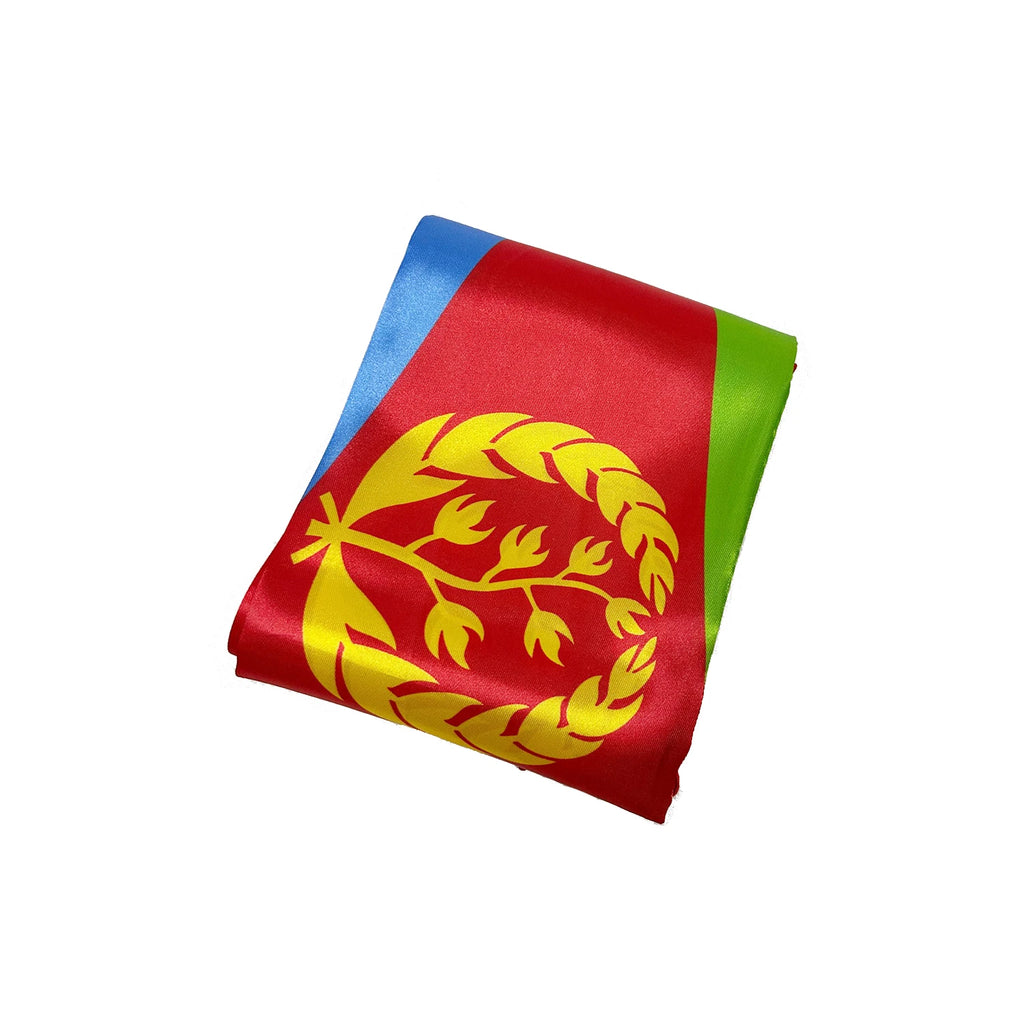 15x150cm  Eritrea Flag  Satin Scarf Banner