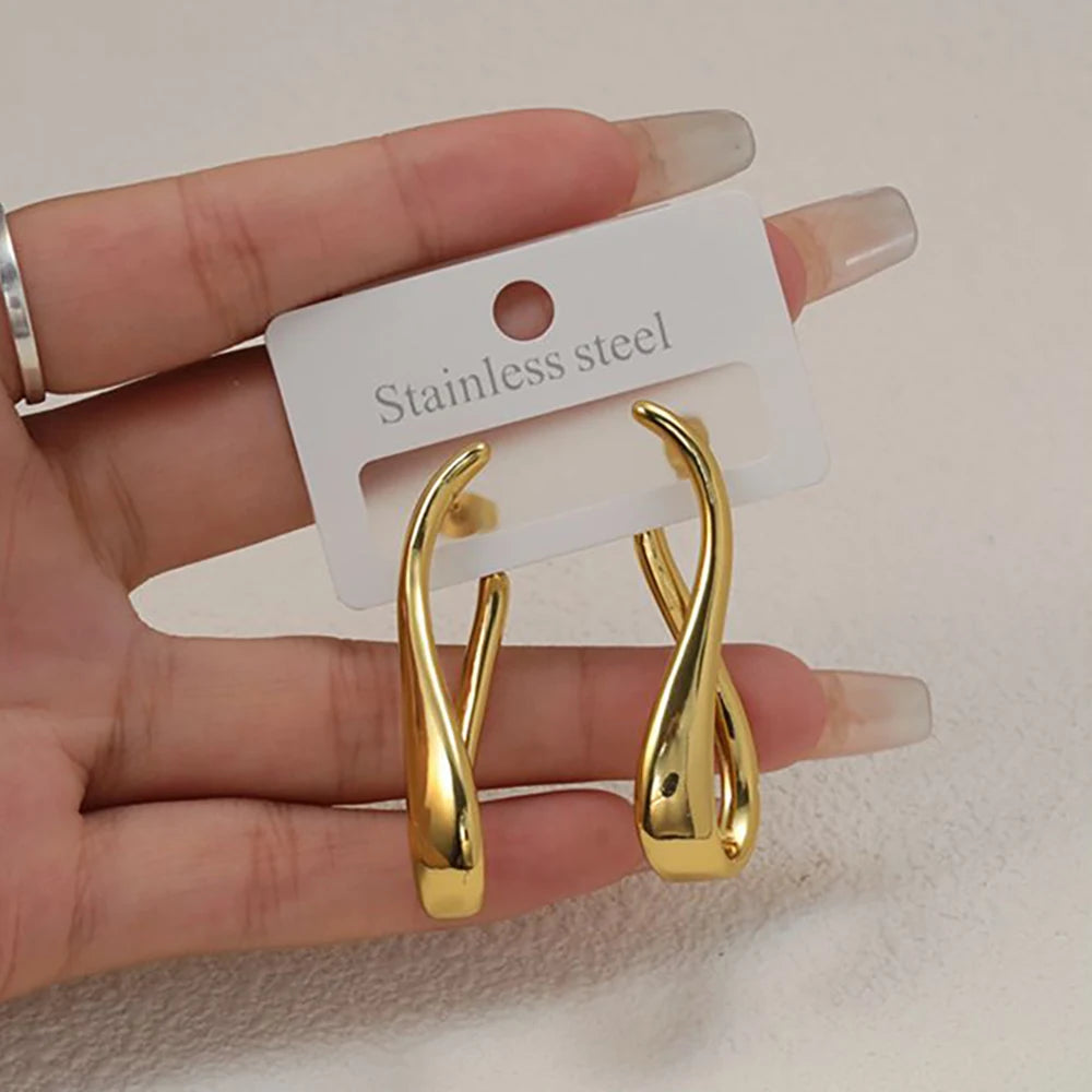 2PCS/Middle East Ethiopian Earrings Dubai European and American Women's Fashion Jewelry Ethiopian Bridal Wedding Jewelry