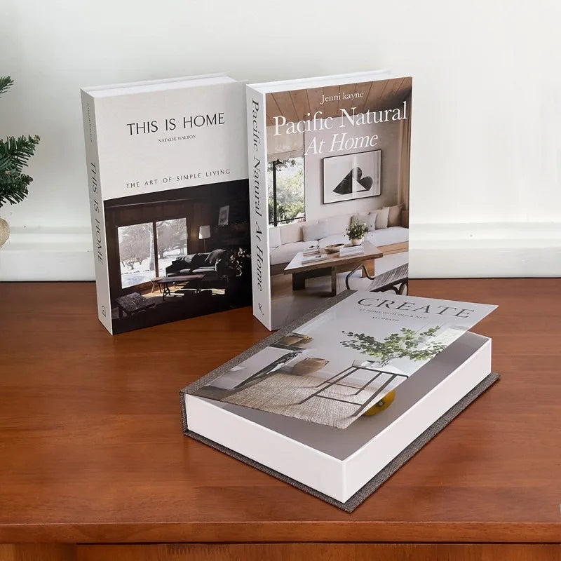 Simple Home Serie Fake Book Decoration Living Room Aesthetics Prop Books Decorations Interior Coffee Table Ornaments Additional