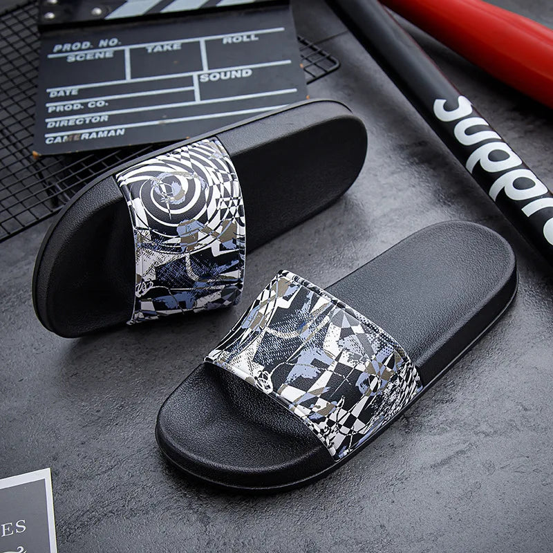 2025 Shoe Slippers for Women Summer Beach Shoe Soft Soled Outdoor Men Slippers Women Shoe Casual Sneaker Sandalias Chanclas