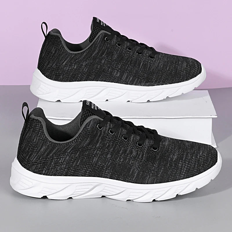 YRZL Lightweight Running Shoes Breathable Non-Slip Running Shoes Men Comfortable Sneakers Outdoor Sports Soft Wear-Resistant