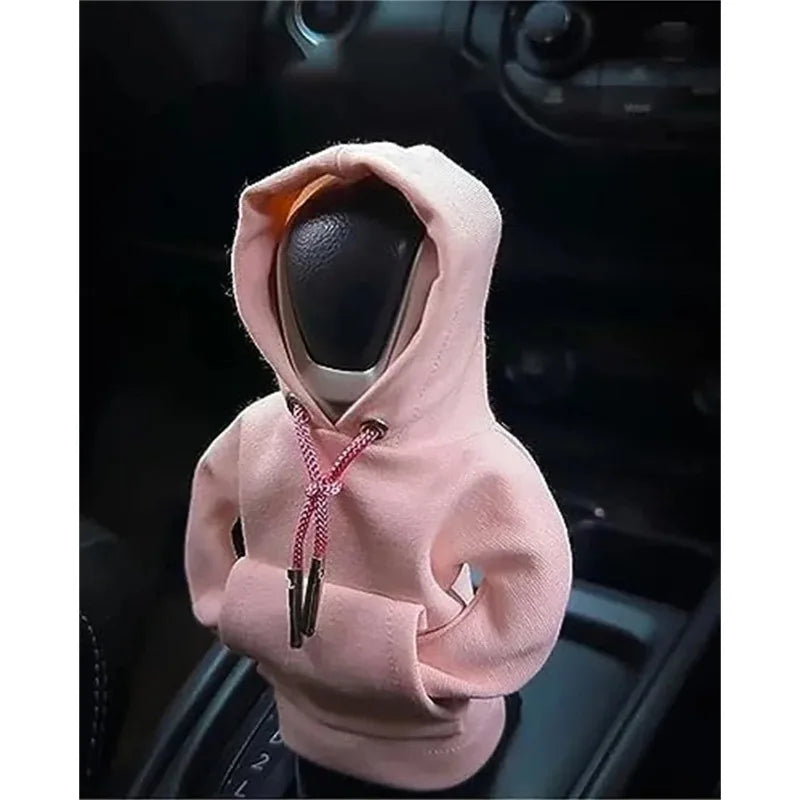 Hoodie Car Gear Shift Cover Fashion Gearshift Hoodie Car Gear Shift Knob Cover Manual Handle Gear Sweatshirt Change Lever Cover