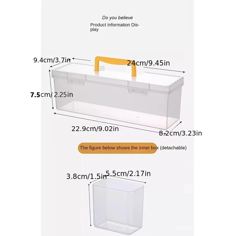 1/7pcs Tool Parts Storage Box Set Multi-Compartment Tool Organizer,Sorting Box for Screws,Wrenches,Hardware Accessories,and Toys