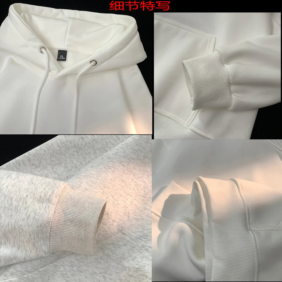 Hoodie men's trendy brand versatile Hong Kong style high street American printed top autumn and winter coat