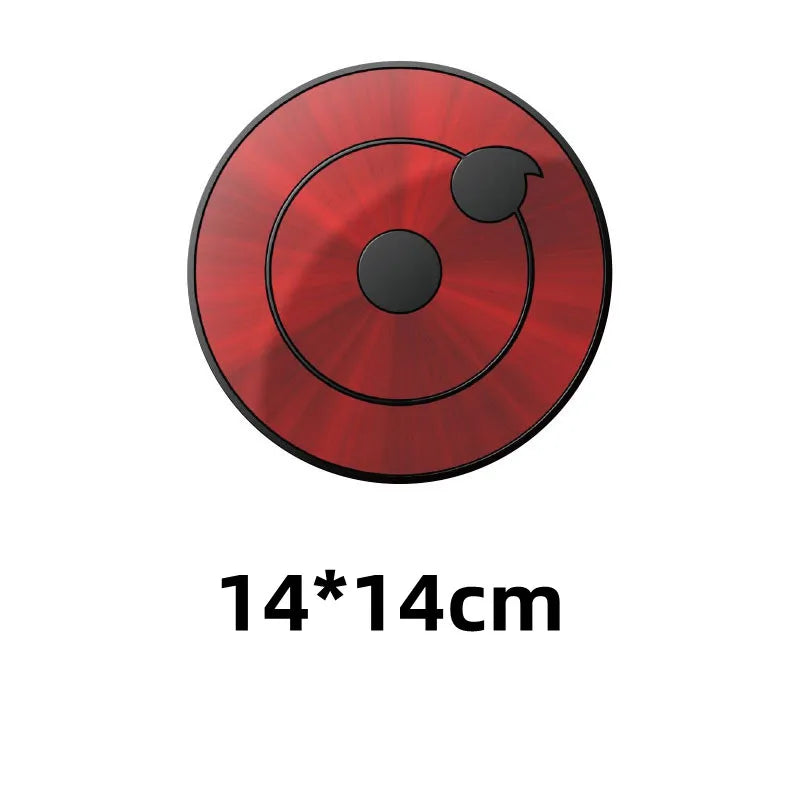 1Pcs Naruto Writing Wheel Eye Car Stickers Gas Tank Cover Decoration Waterproof  Stickers  Body Scratches Cover Car Stickers