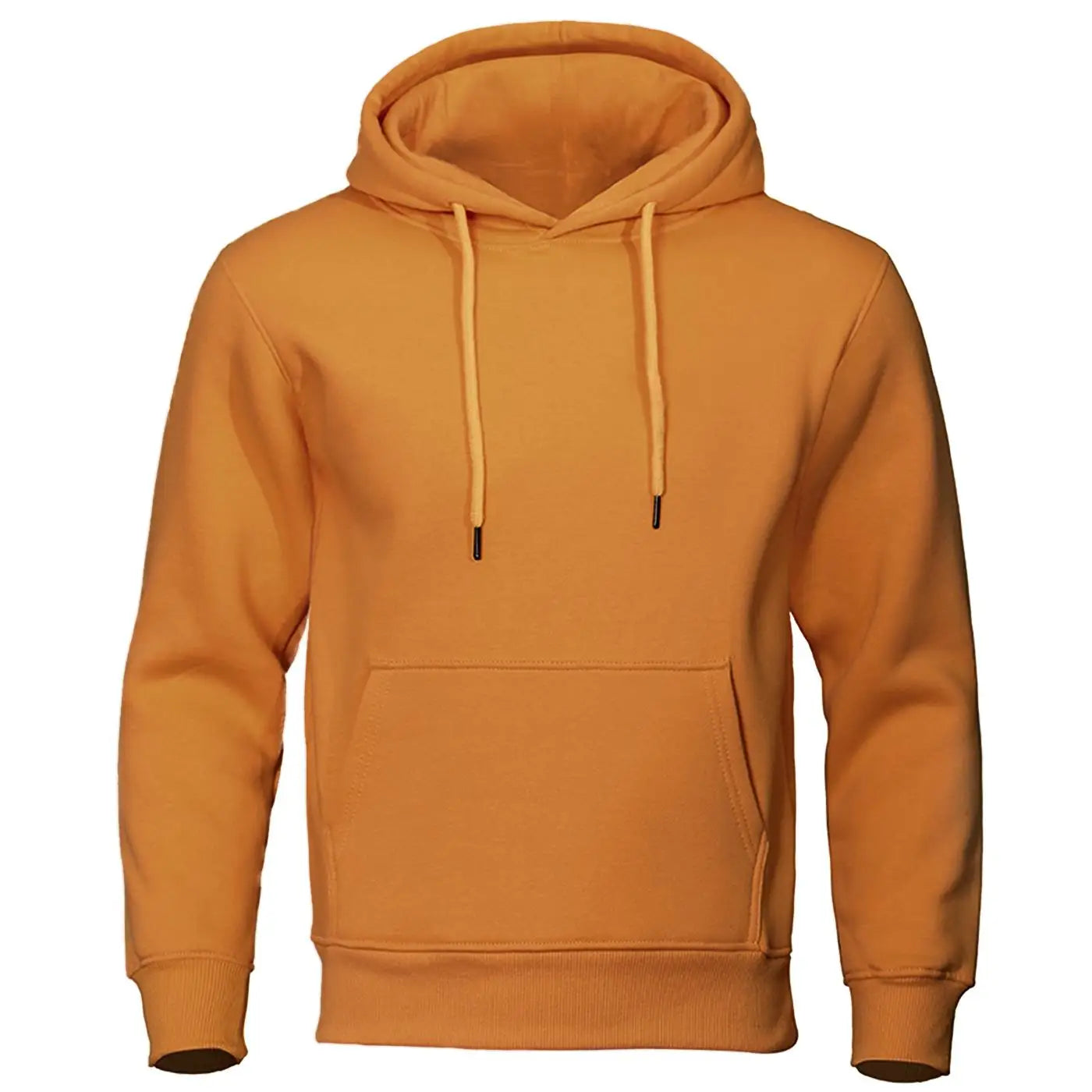 Hoodie Men Solid Warm Fleece Hoody Oversize Hooded Sweatshirt Autumn Casual Fashion Pocket Clothes Comfort and Simplicity Tops