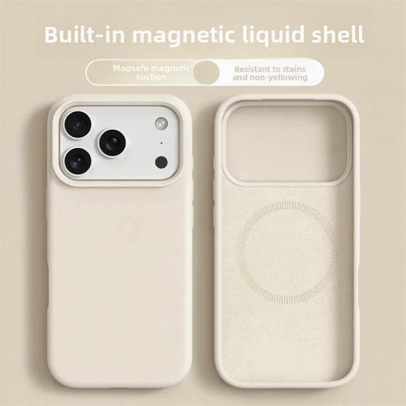 Original Magnetic Phone Case For iPhone 17 16 Pro Max Air Liquid Silicone Cases For iPhone17 16 Pro Max 17Pro Soft Bumper Cover