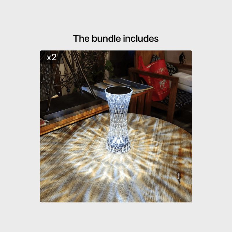 Stylish Bedside Lamp with a Crystal Touch Control