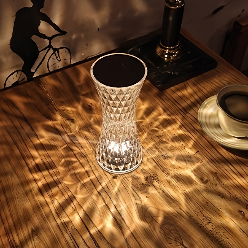 Stylish Bedside Lamp with a Crystal Touch Control