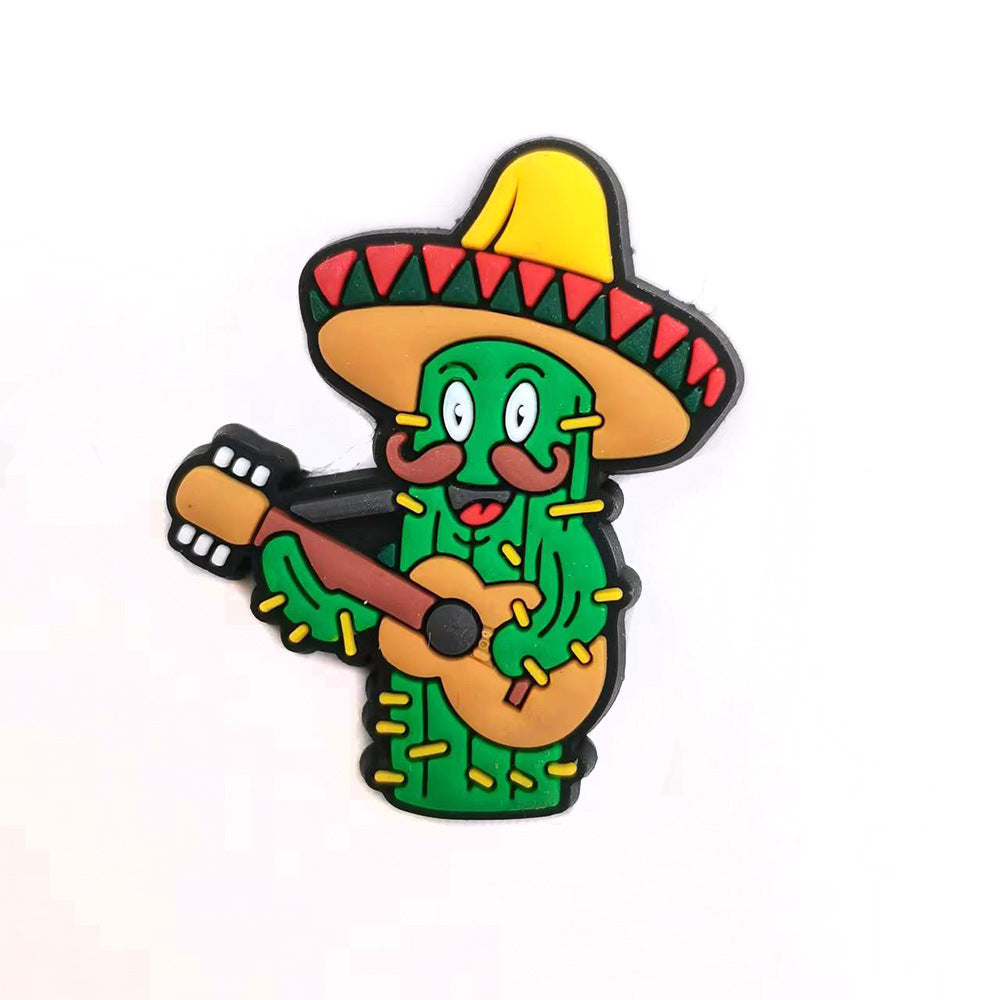 Mexican Food Series Interesting Diy Shoe Flower Decorations