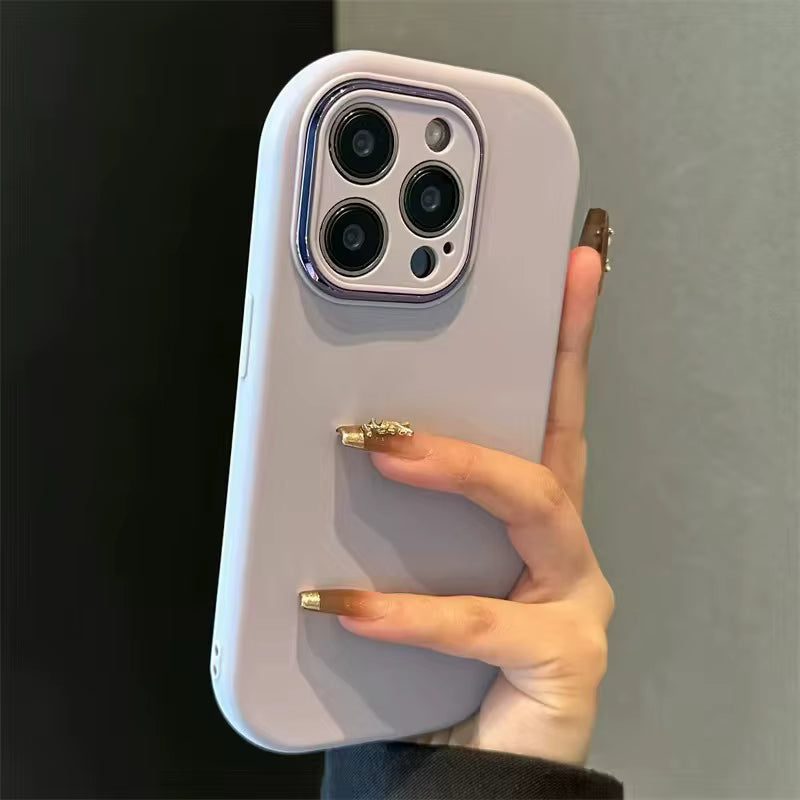 Cute Soft Silicone Candy Color Phone Case For iPhone 17 Air 11 12 13 14 15 16 Pro Max Plus Shockproof Bumper Back Cases Cover